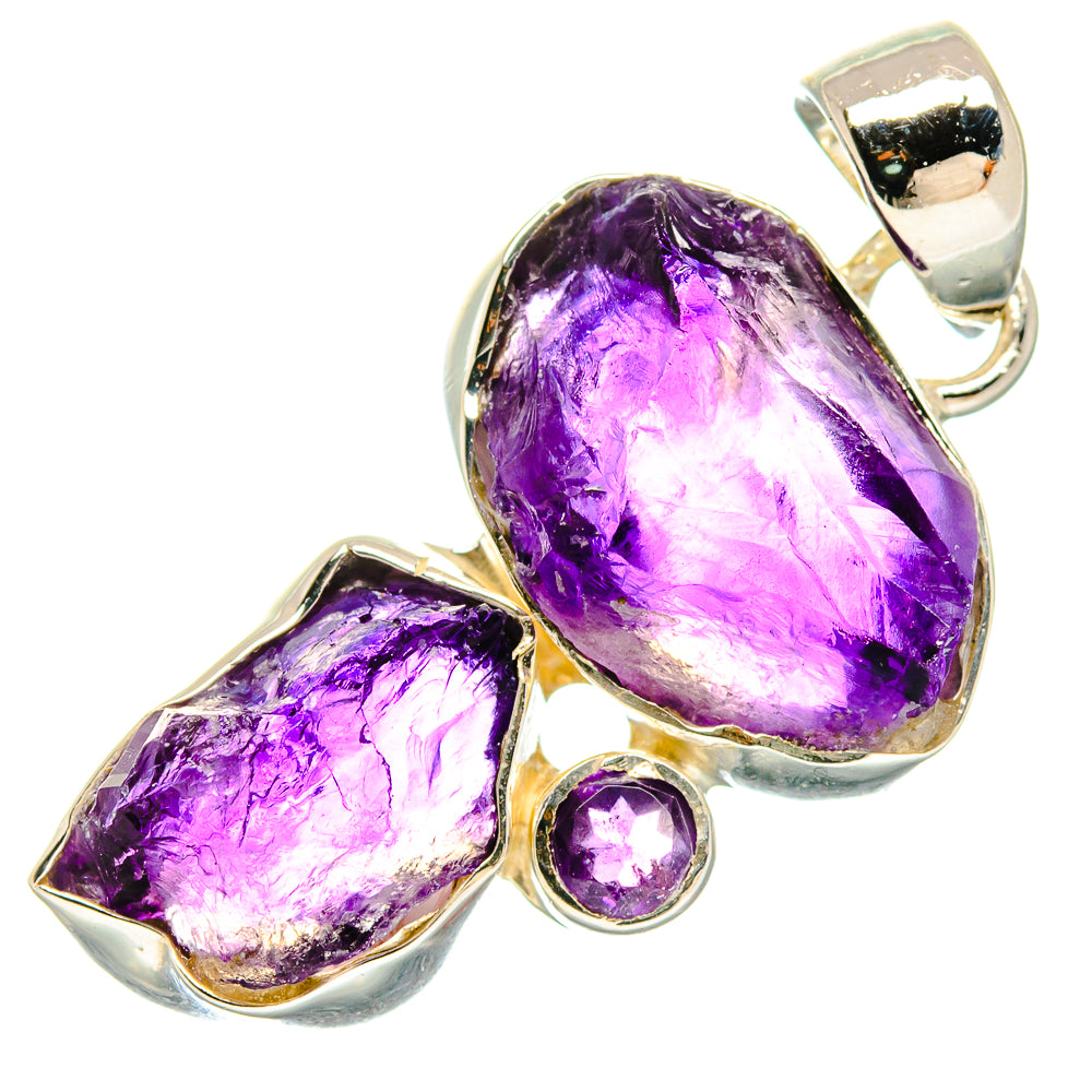 Amethyst Pendants handcrafted by Anasilvercos - PD18638