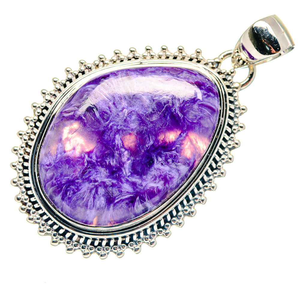 Charoite Pendants handcrafted by Anasilvercos - PD18668