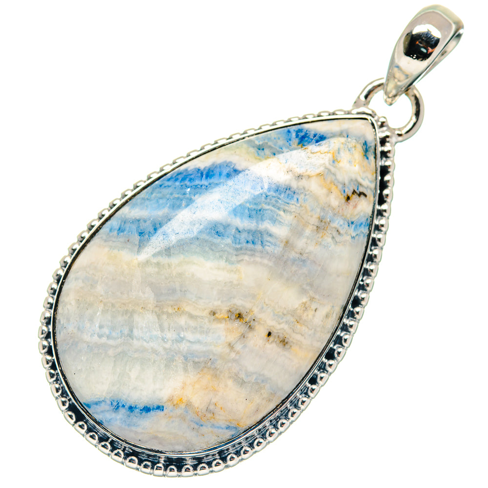 Blue Scheelite Pendants handcrafted by Anasilvercos - PD18672