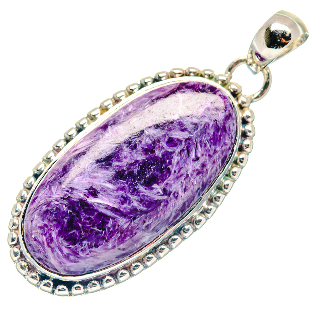 Charoite Pendants handcrafted by Anasilvercos - PD18675
