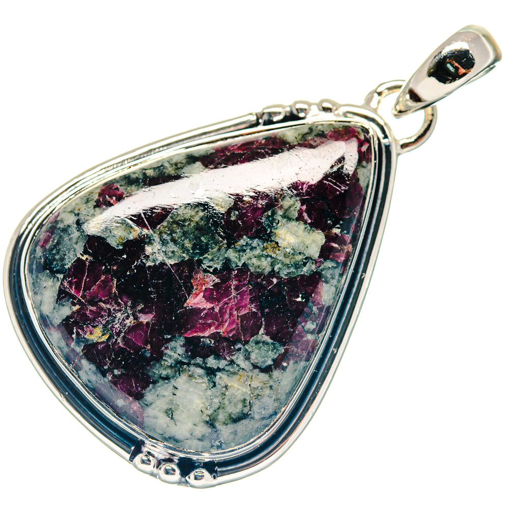 Russian Eudialyte Pendants handcrafted by Anasilvercos - PD18689