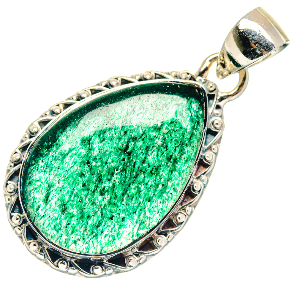 Green Aventurine Pendants handcrafted by Anasilvercos - PD18692