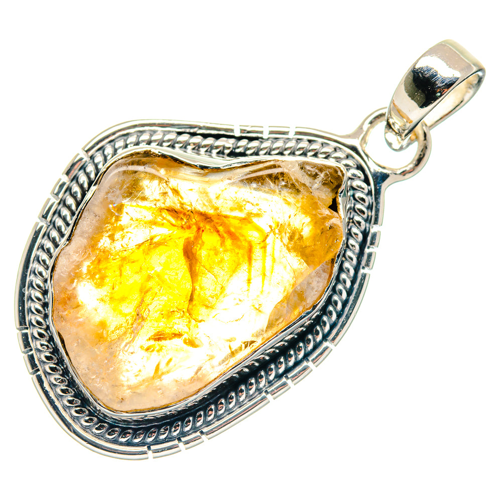 Citrine Pendants handcrafted by Anasilvercos - PD18700