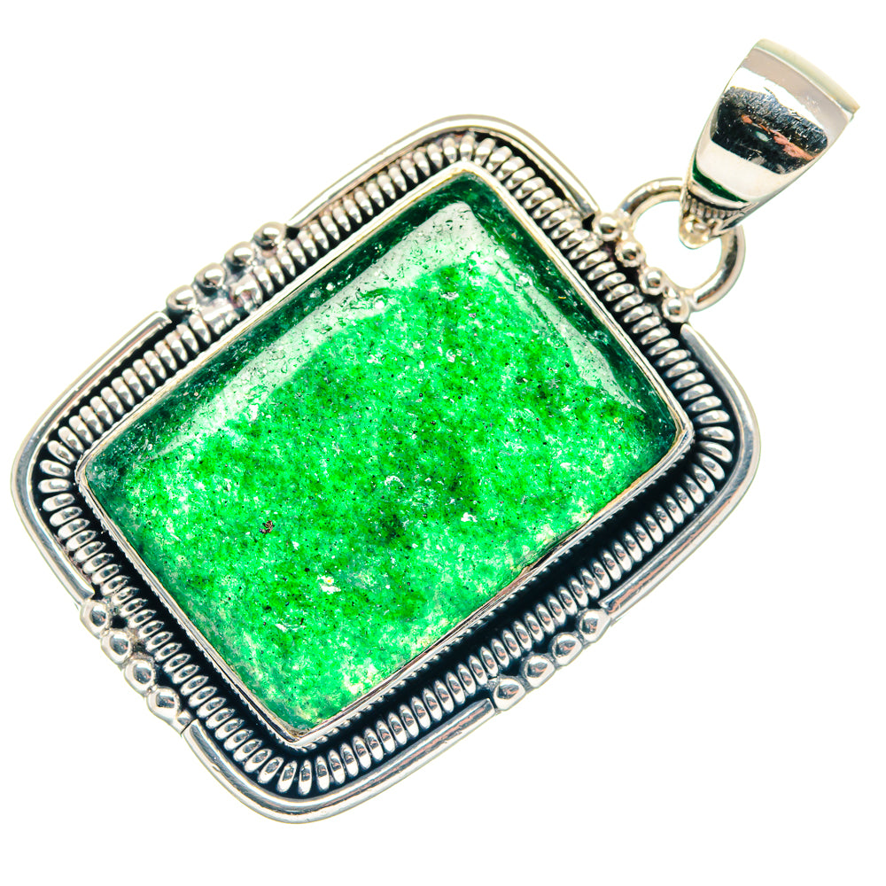 Green Aventurine Pendants handcrafted by Anasilvercos - PD18703