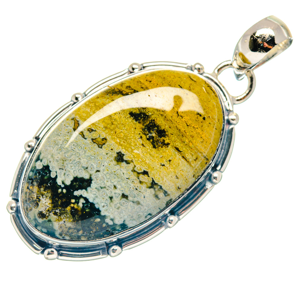 Ocean Jasper Pendants handcrafted by Anasilvercos - PD18713