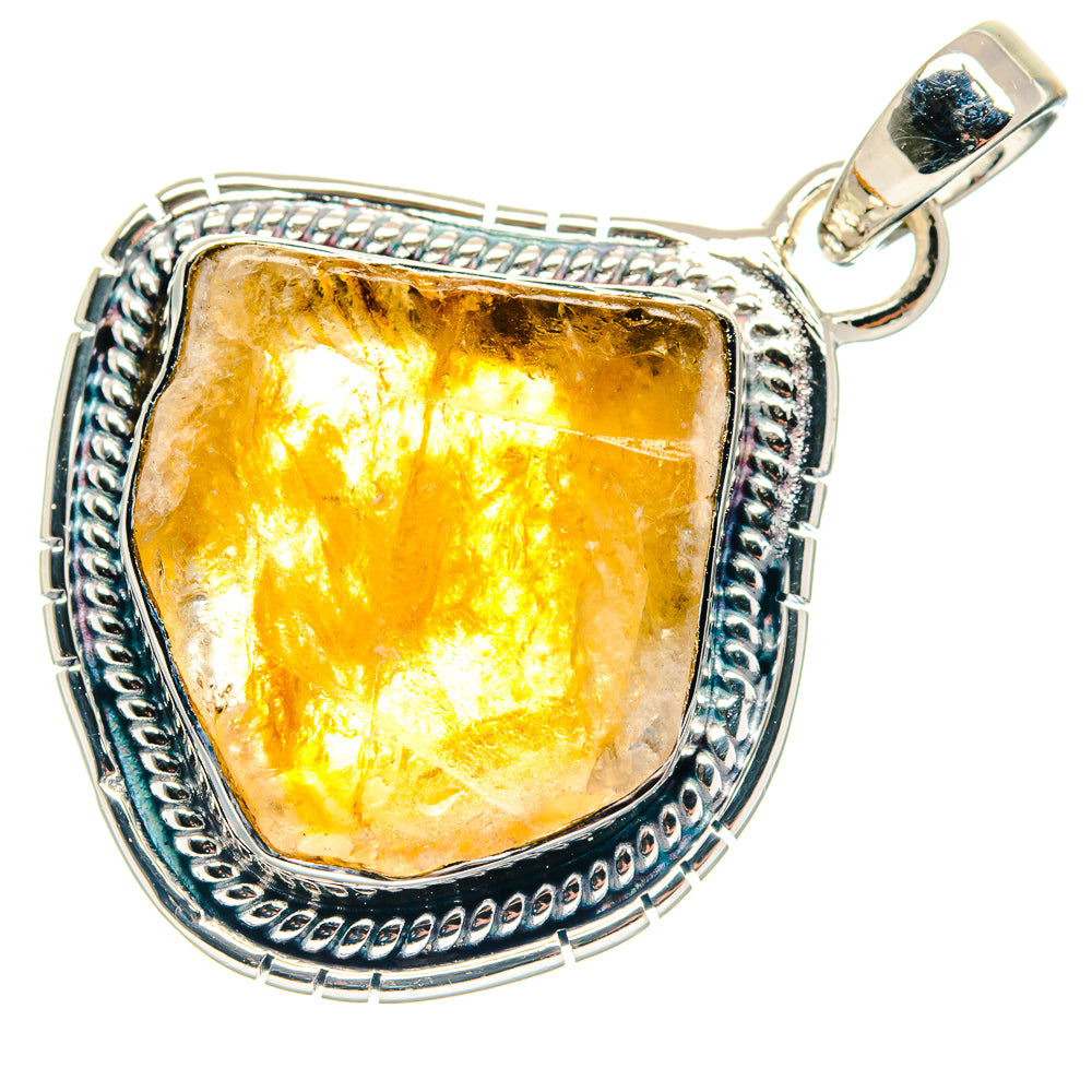 Citrine Pendants handcrafted by Anasilvercos - PD18717