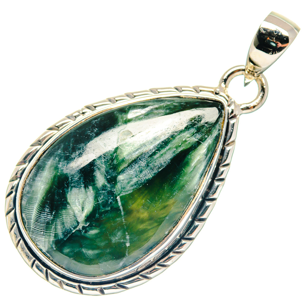 Seraphinite Pendants handcrafted by Anasilvercos - PD18723