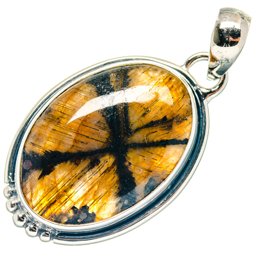 Chiastolite Pendants handcrafted by Anasilvercos - PD18732