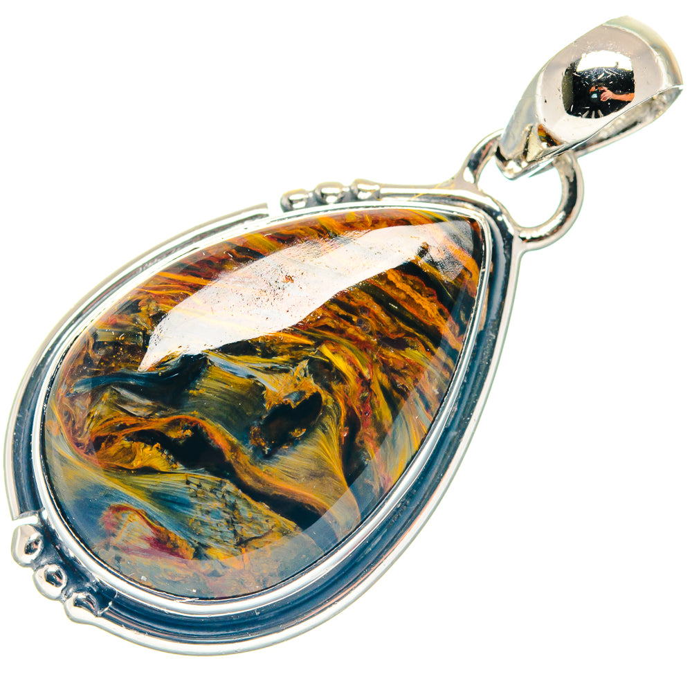 Golden Pietersite Pendants handcrafted by Anasilvercos - PD18733