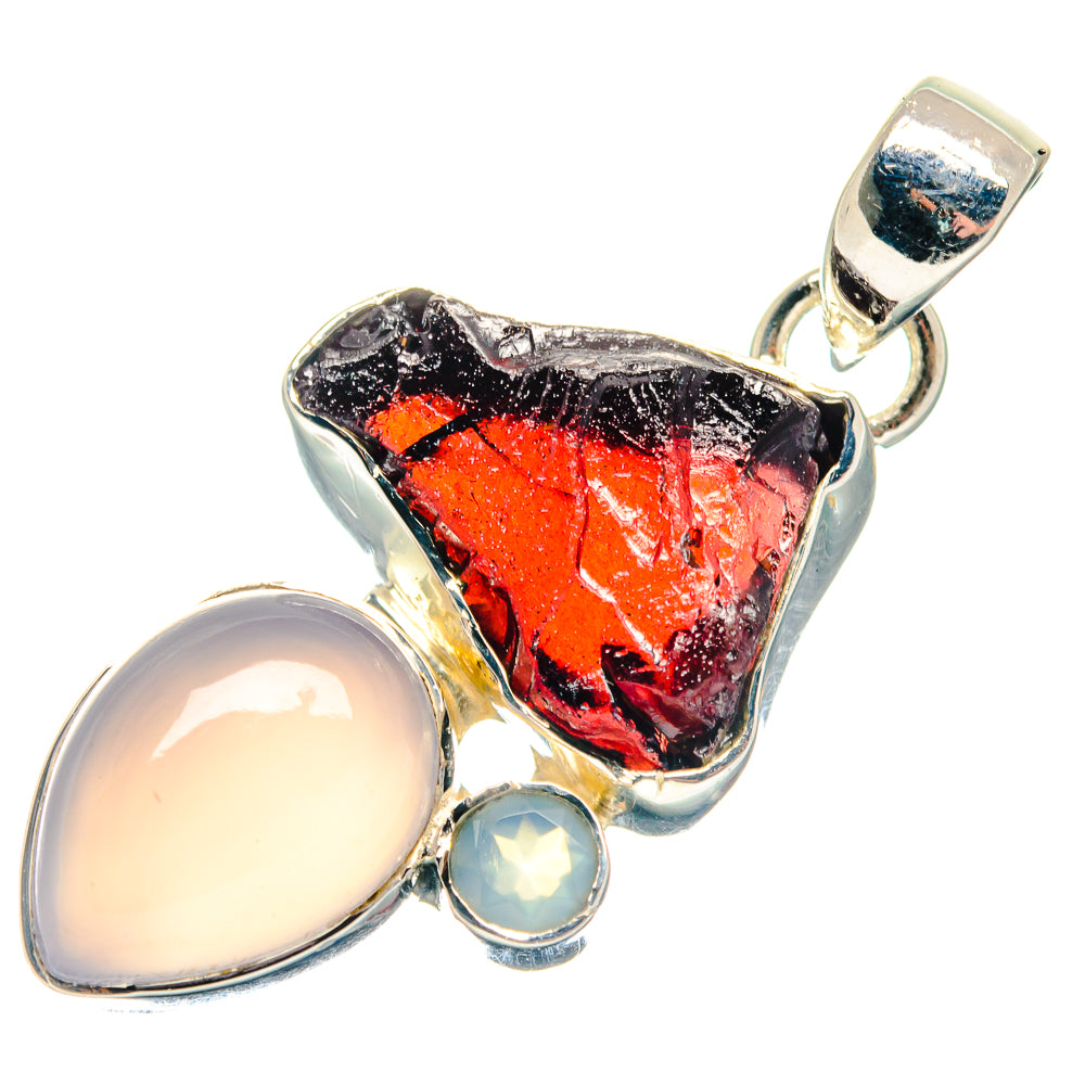 Garnet Pendants handcrafted by Anasilvercos - PD18757