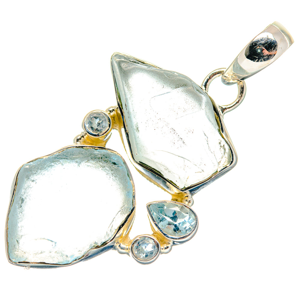 Aquamarine Pendants handcrafted by Anasilvercos - PD18777