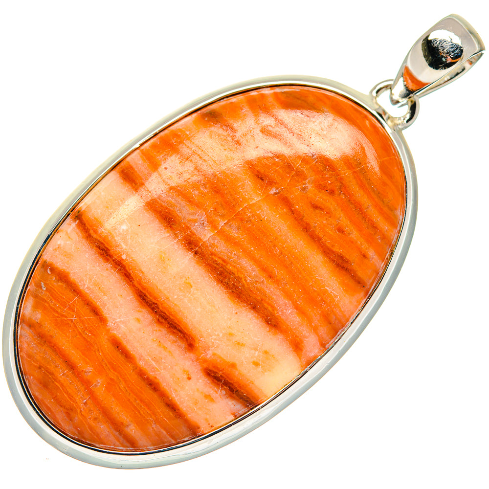 Orange Agate Pendants handcrafted by Anasilvercos - PD18781