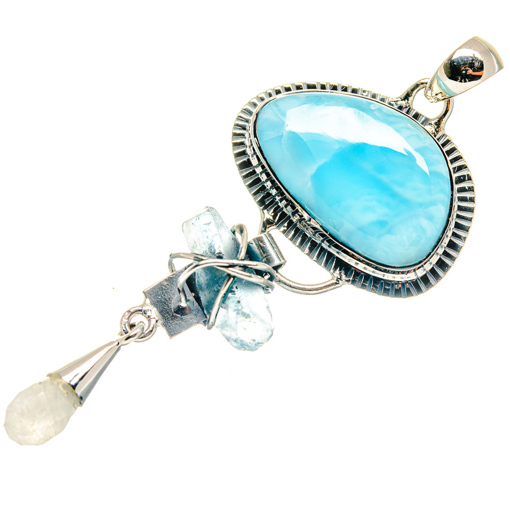 Larimar Pendants handcrafted by Anasilvercos - PD18797