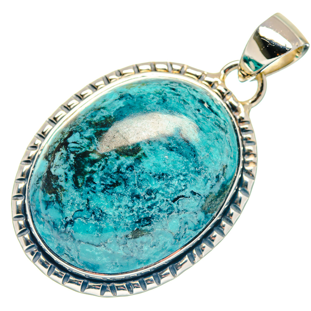 Tibetan Turquoise Pendants handcrafted by Anasilvercos - PD18802