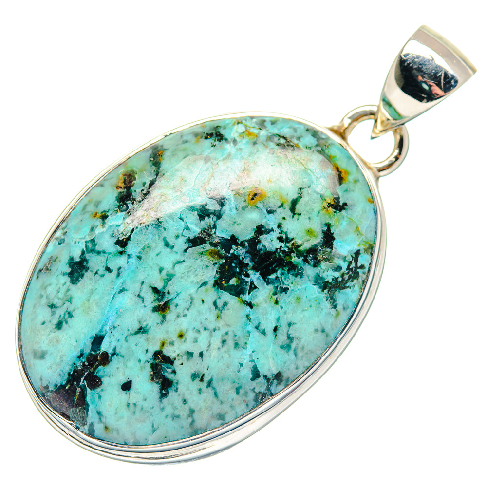 Tibetan Turquoise Pendants handcrafted by Anasilvercos - PD18803