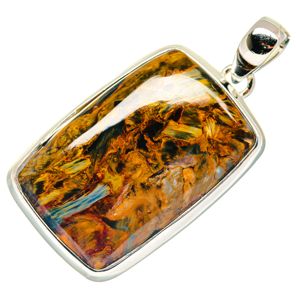 Golden Pietersite Pendants handcrafted by Anasilvercos - PD18805