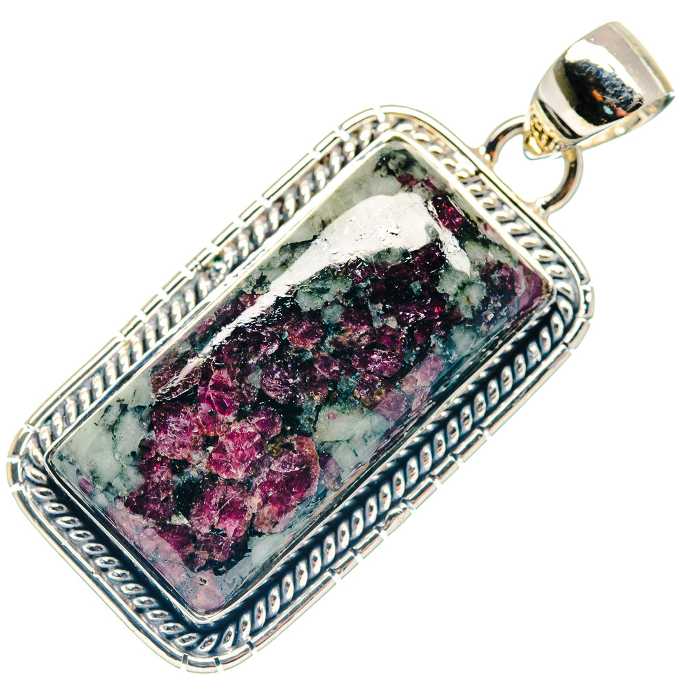 Russian Eudialyte Pendants handcrafted by Anasilvercos - PD18808