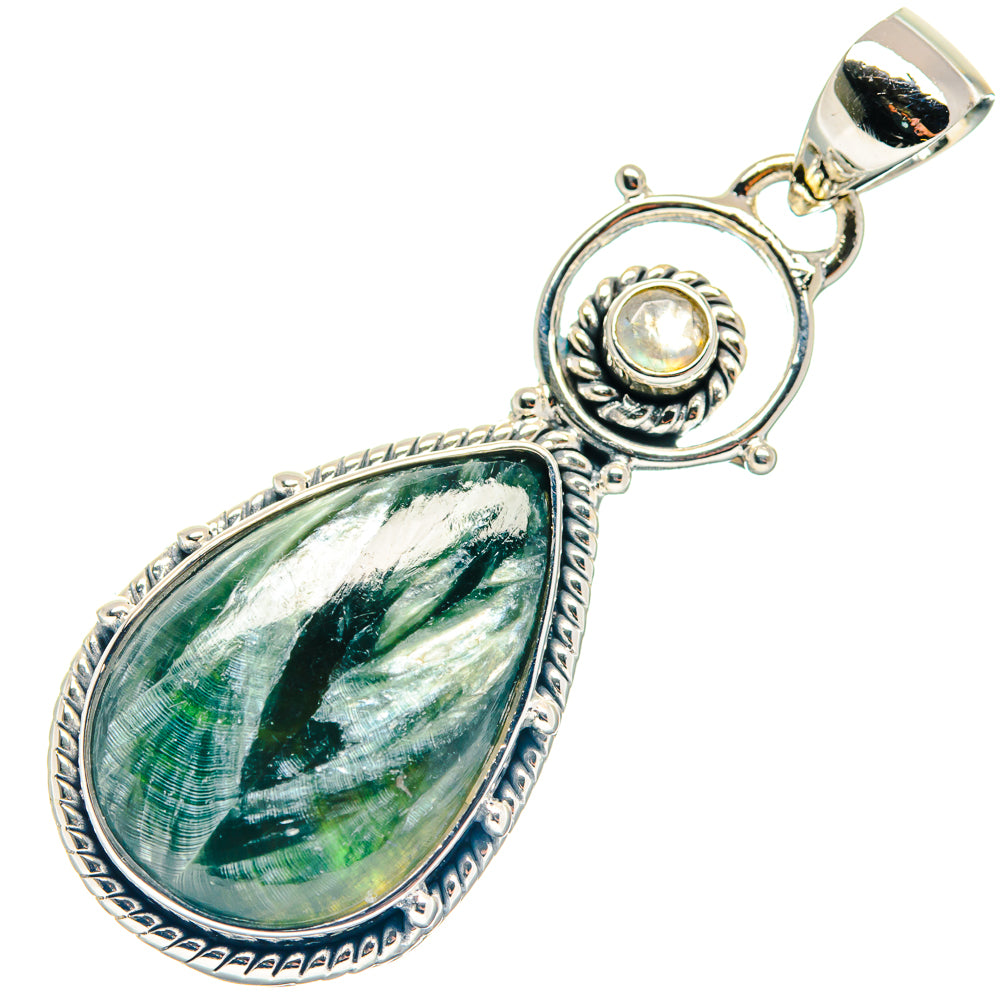 Seraphinite Pendants handcrafted by Anasilvercos - PD18832