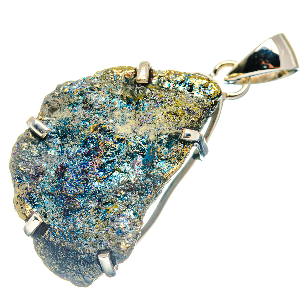 Peacock Ore Pendants handcrafted by Anasilvercos - PD18843
