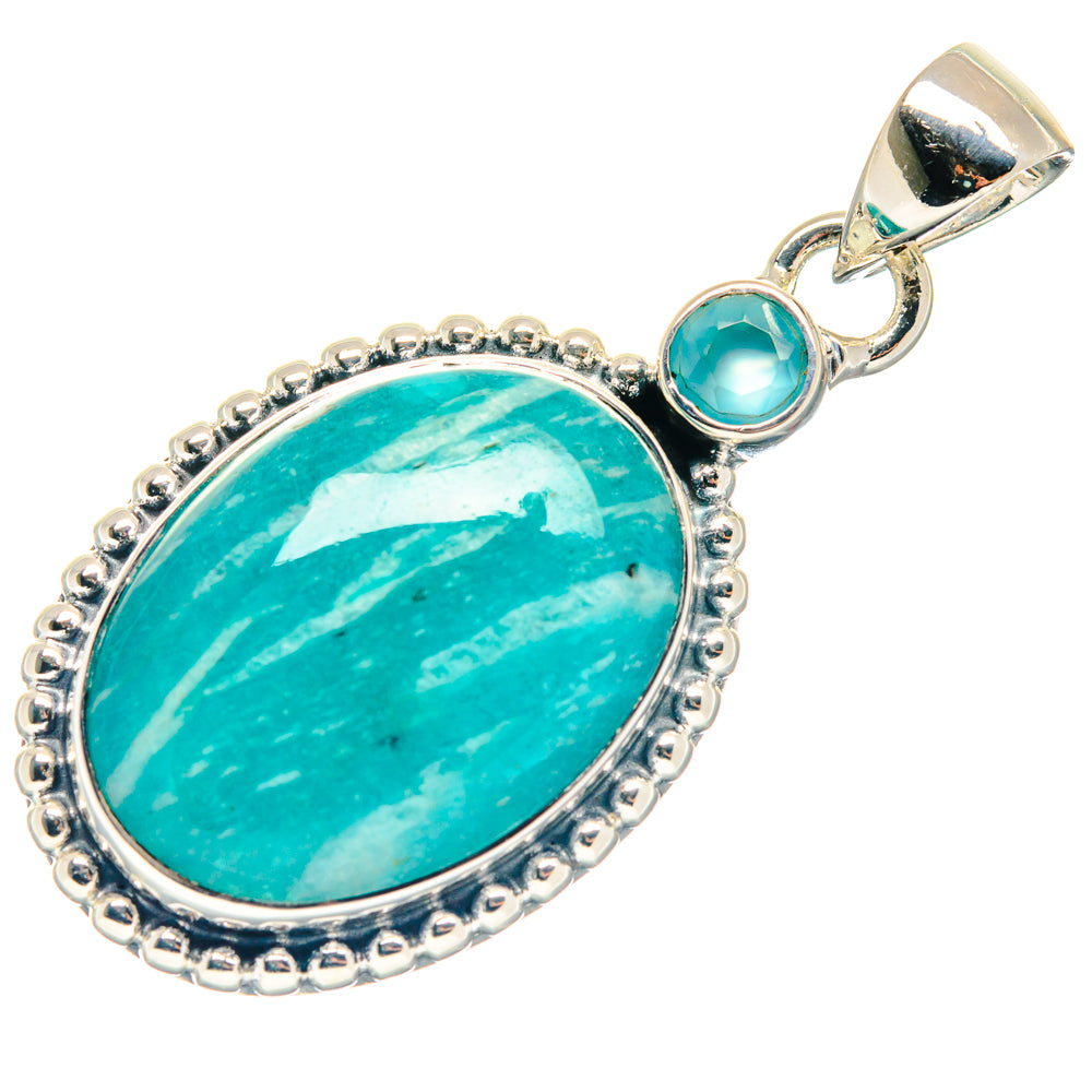 Amazonite Pendants handcrafted by Anasilvercos - PD18845