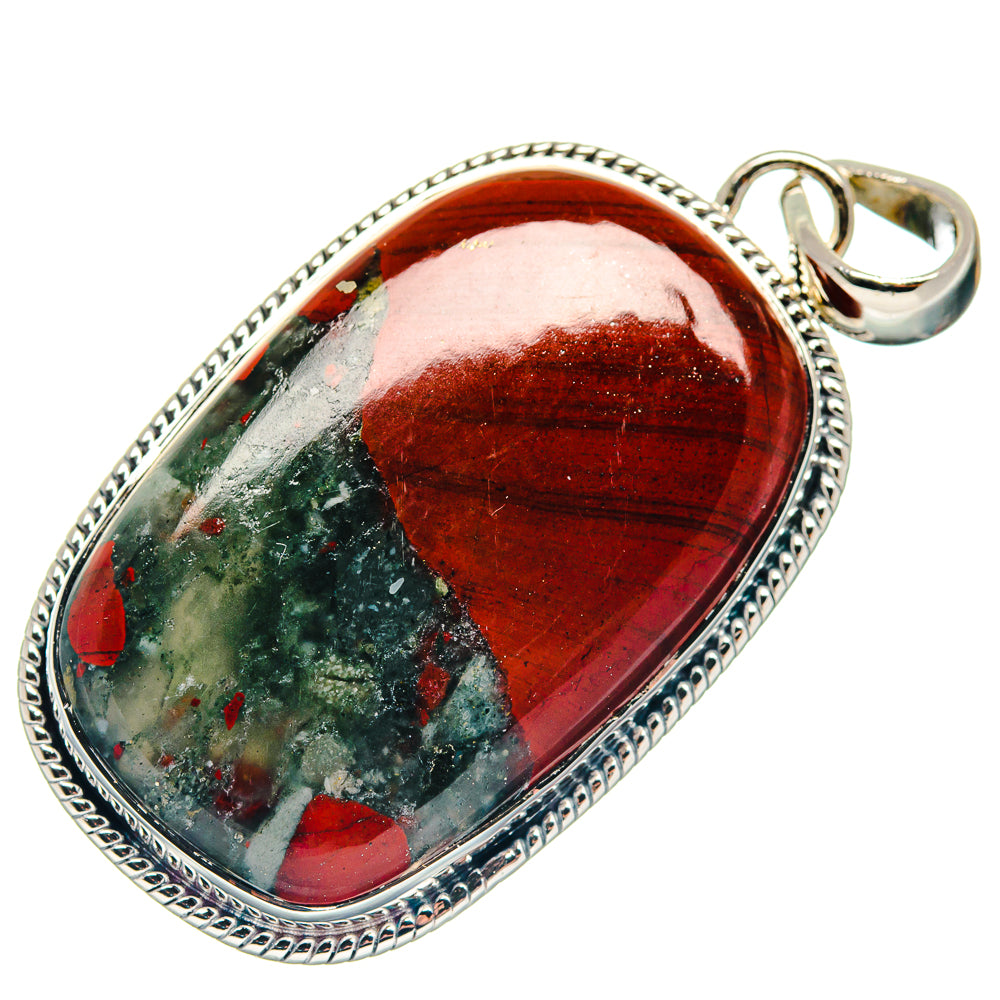 Red Jasper Pendants handcrafted by Anasilvercos - PD18853