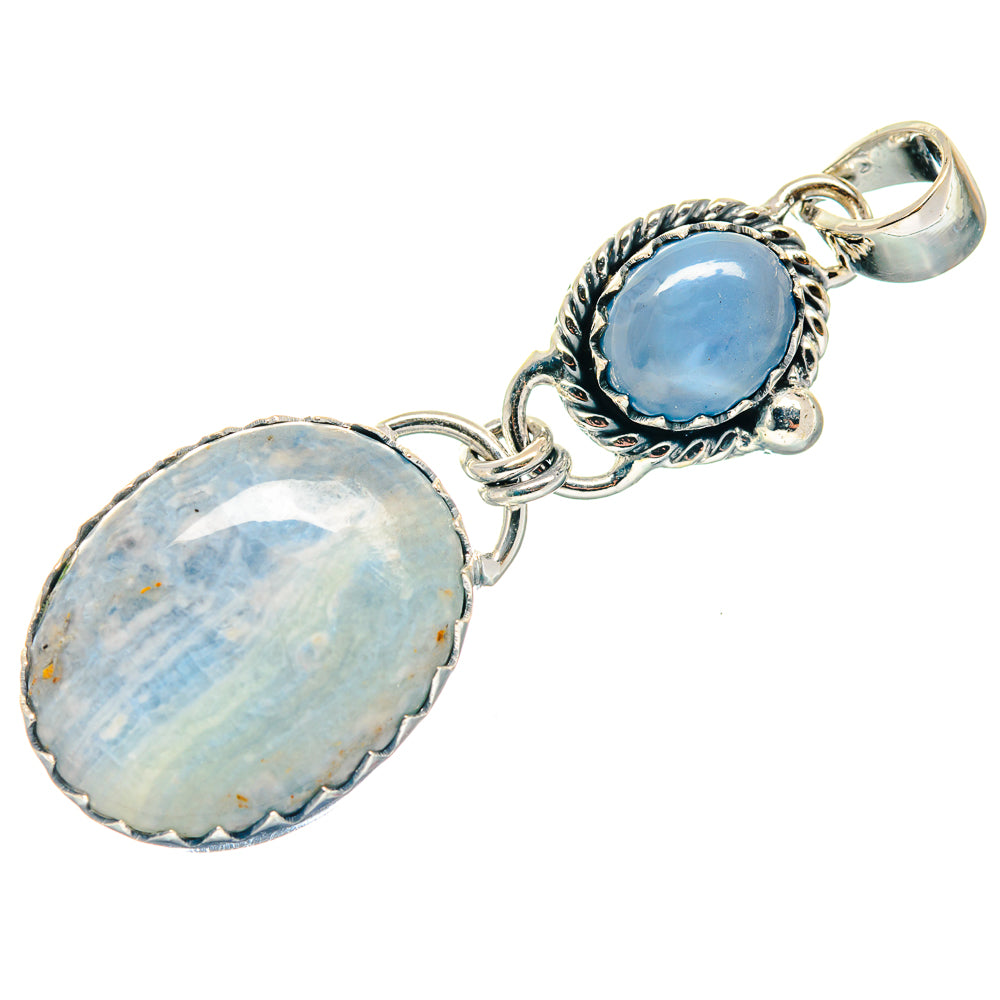 Aquamarine Pendants handcrafted by Anasilvercos - PD18856