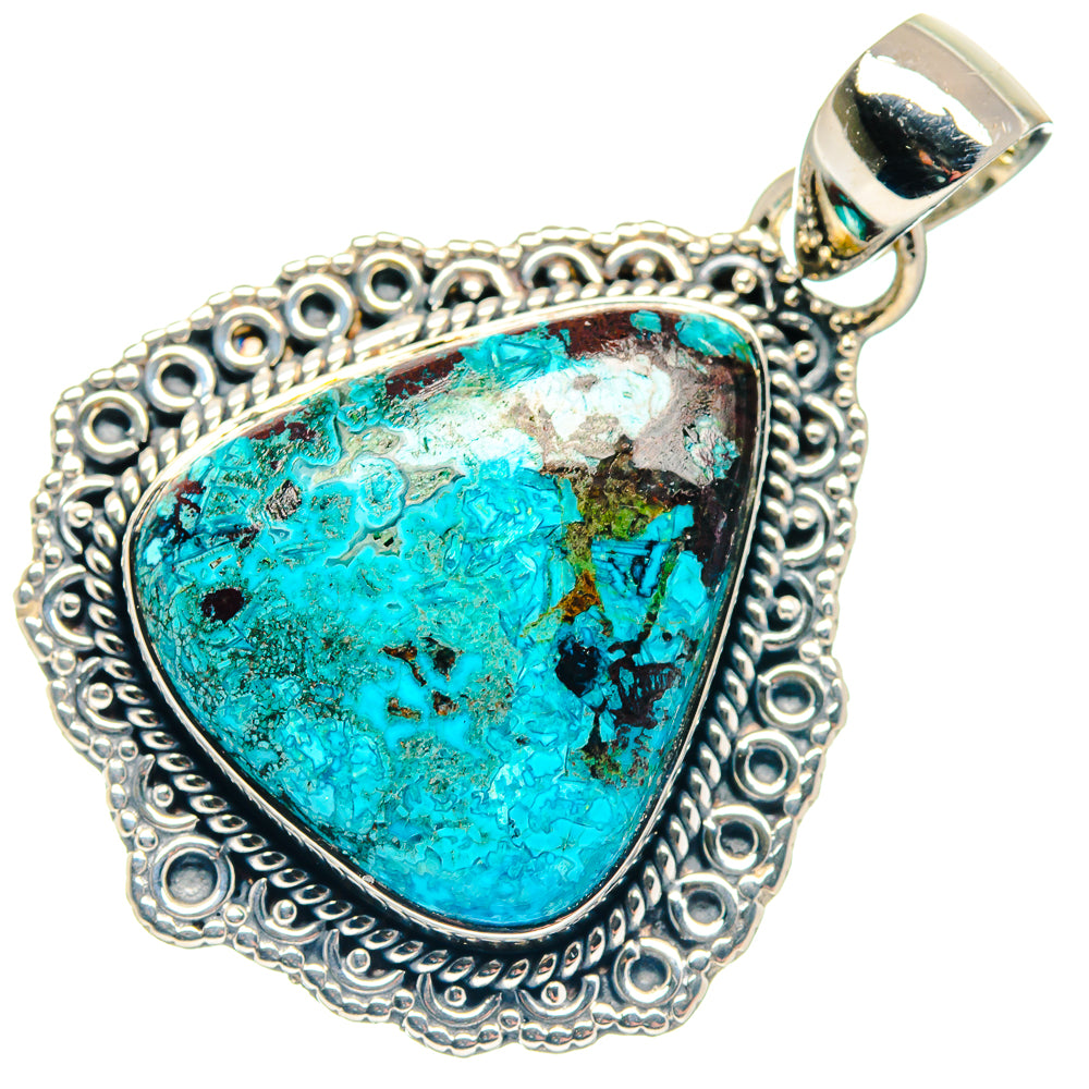 Chrysocolla Pendants handcrafted by Anasilvercos - PD18861
