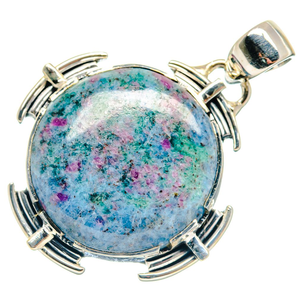 Ruby Fuchsite Pendants handcrafted by Anasilvercos - PD18874