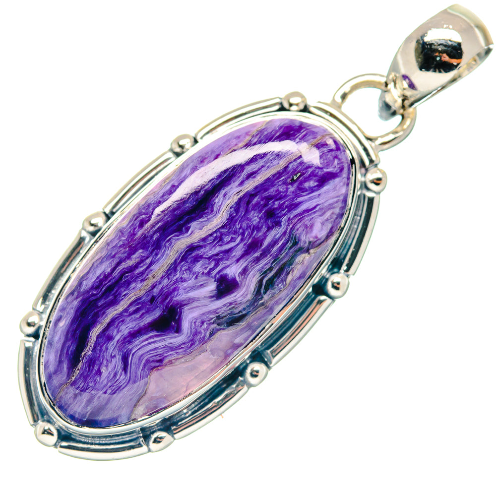 Charoite Pendants handcrafted by Anasilvercos - PD18876