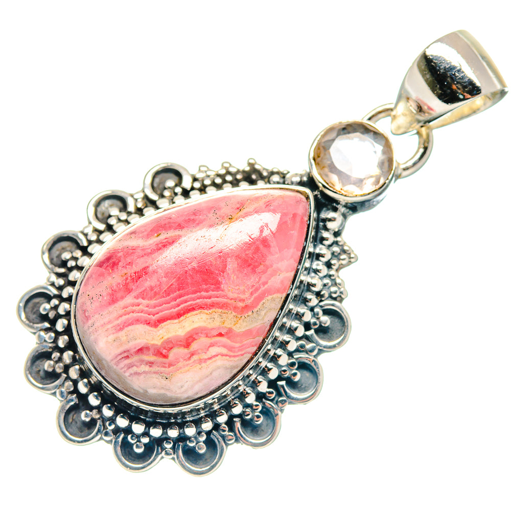 Rhodochrosite Pendants handcrafted by Anasilvercos - PD18881