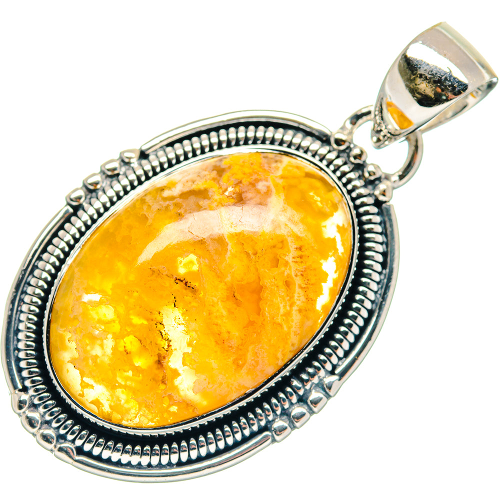 Plume Agate Pendants handcrafted by Anasilvercos - PD18885 - Photo 2