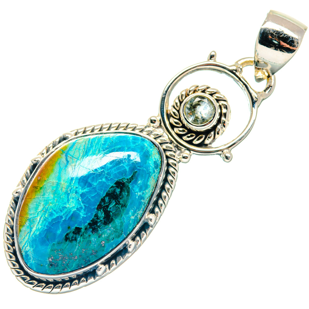 Chrysocolla Pendants handcrafted by Anasilvercos - PD18889