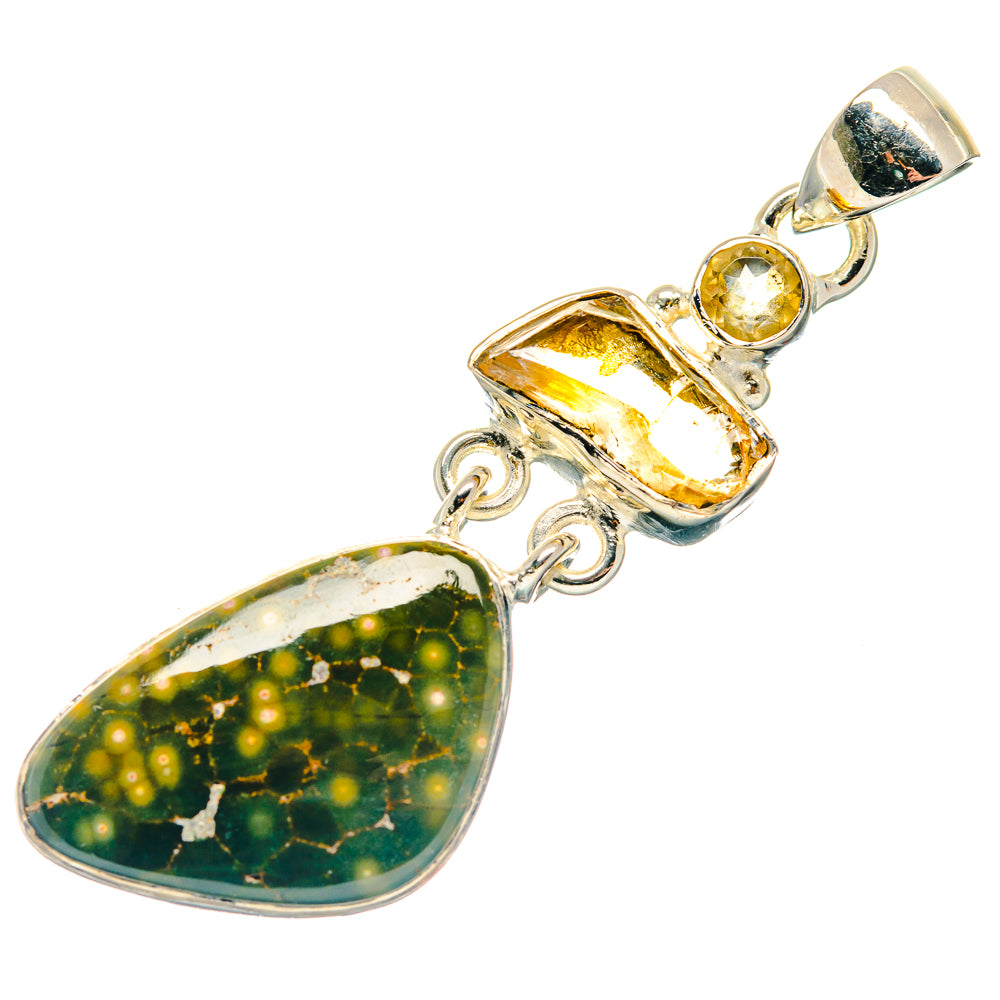 Ocean Jasper Pendants handcrafted by Anasilvercos - PD18904