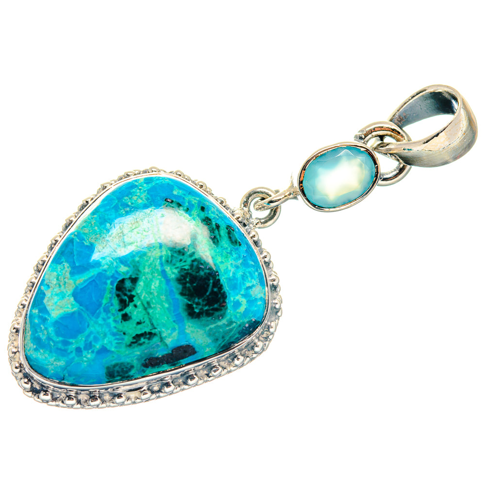 Chrysocolla Pendants handcrafted by Anasilvercos - PD18909