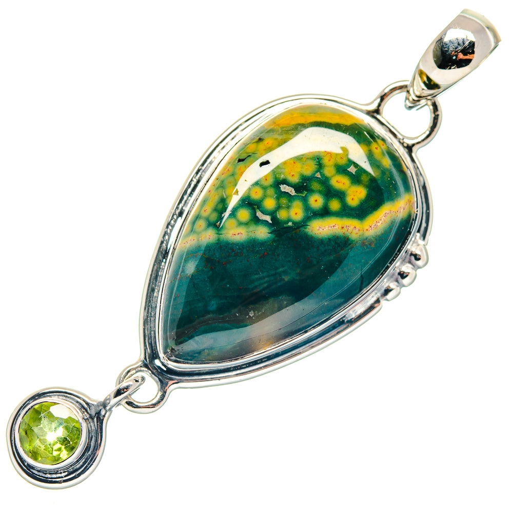Ocean Jasper Pendants handcrafted by Anasilvercos - PD18910