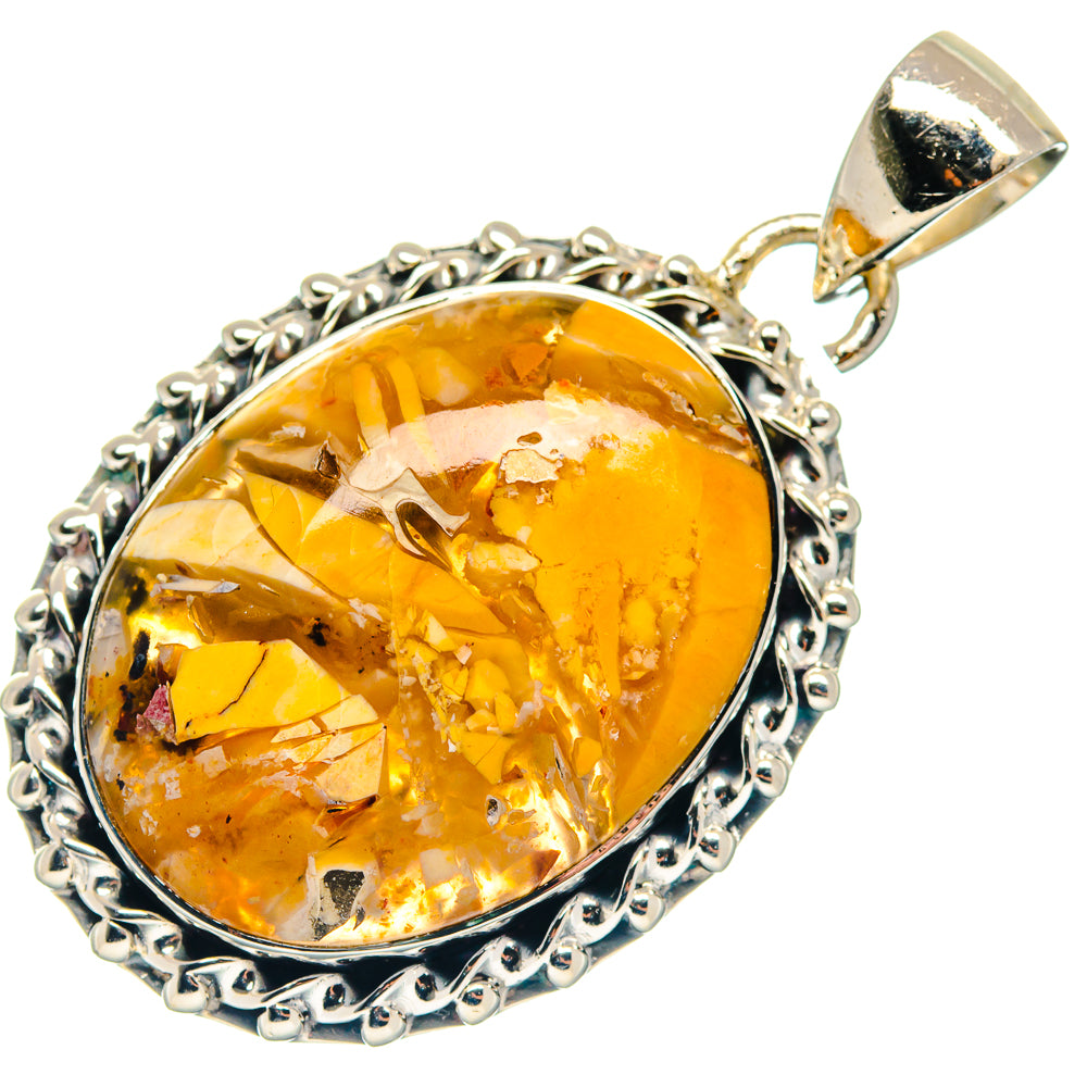 Brecciated Mookaite Pendants handcrafted by Anasilvercos - PD18915