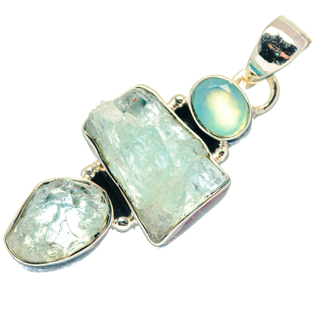 Aquamarine Pendants handcrafted by Anasilvercos - PD18920
