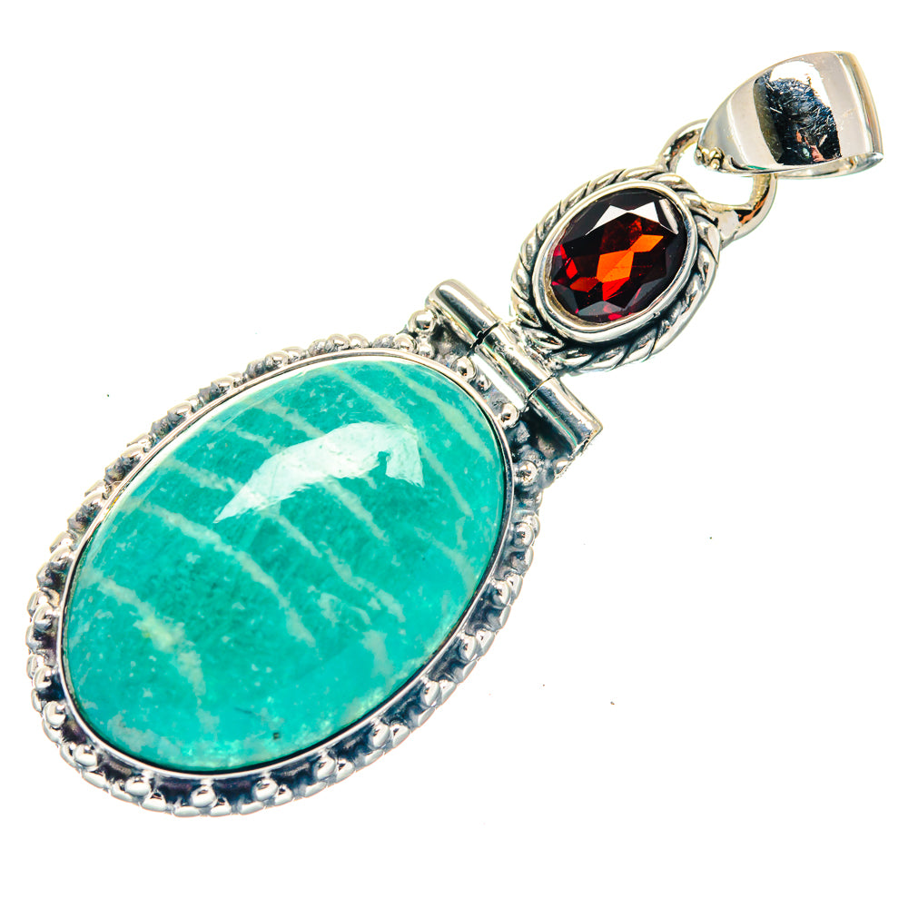 Amazonite Pendants handcrafted by Anasilvercos - PD18936