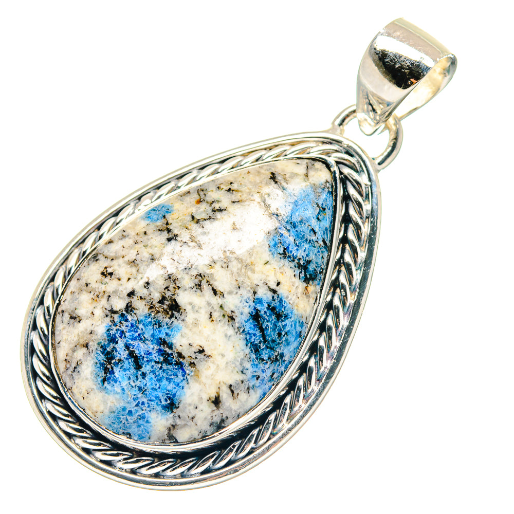 K2 Blue Azurite Pendants handcrafted by Anasilvercos - PD18952