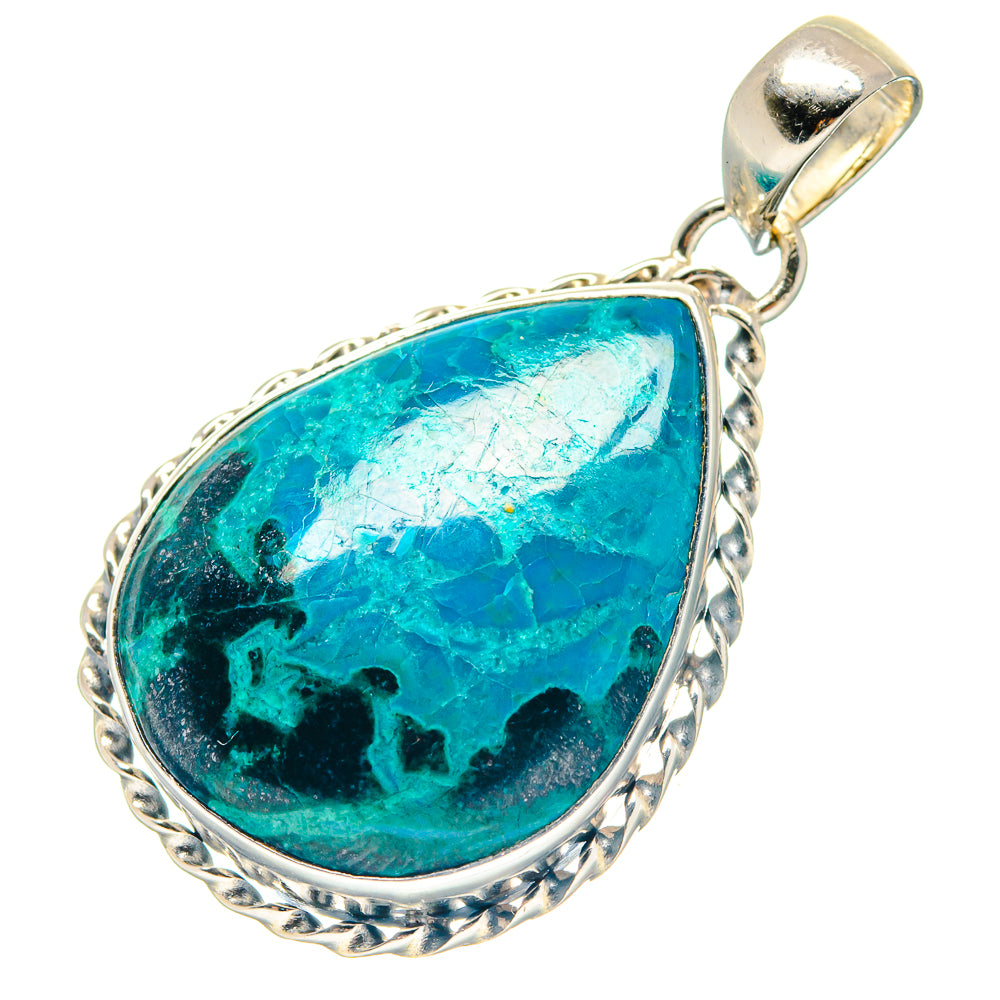 Chrysocolla Pendants handcrafted by Anasilvercos - PD18954