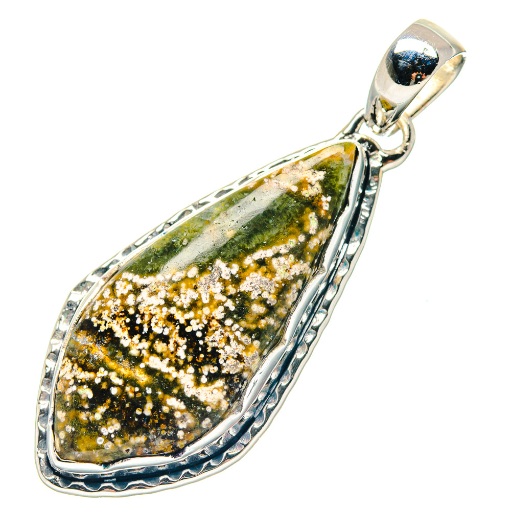 Ocean Jasper Pendants handcrafted by Anasilvercos - PD18959