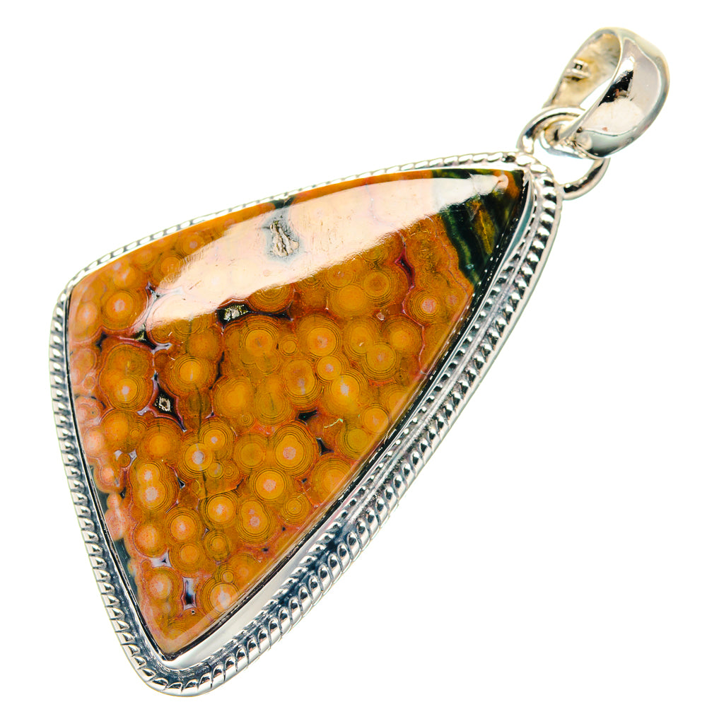 Ocean Jasper Pendants handcrafted by Anasilvercos - PD18971 - Photo 2