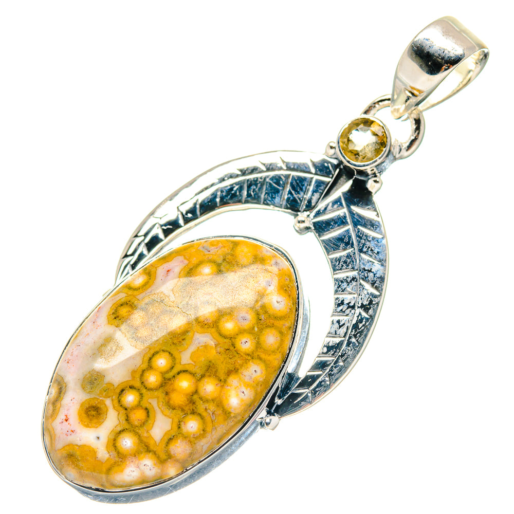 Ocean Jasper Pendants handcrafted by Anasilvercos - PD18975