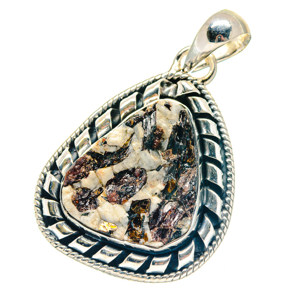 Astrophyllite Pendants handcrafted by Anasilvercos - PD18980 - Photo 2