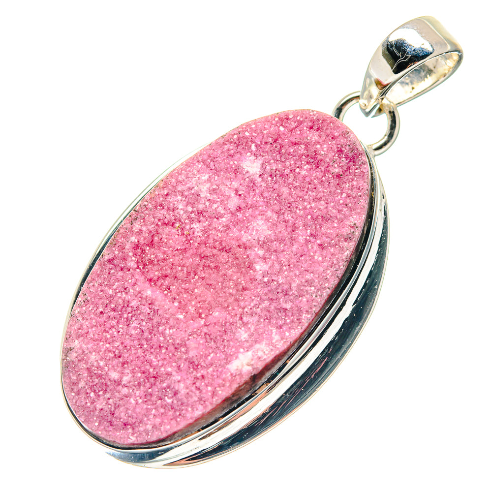 Cobalto Calcite Druzy Pendants handcrafted by Anasilvercos - PD18987