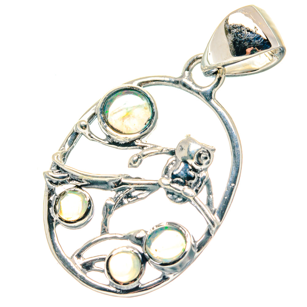 Ethiopian Opal Pendants handcrafted by Anasilvercos - PD19014