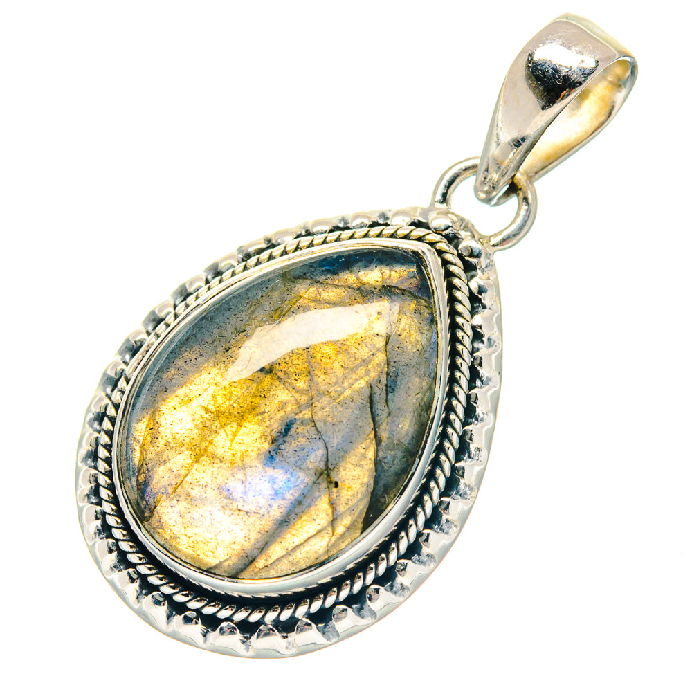 Labradorite Pendants handcrafted by Anasilvercos - PD19020