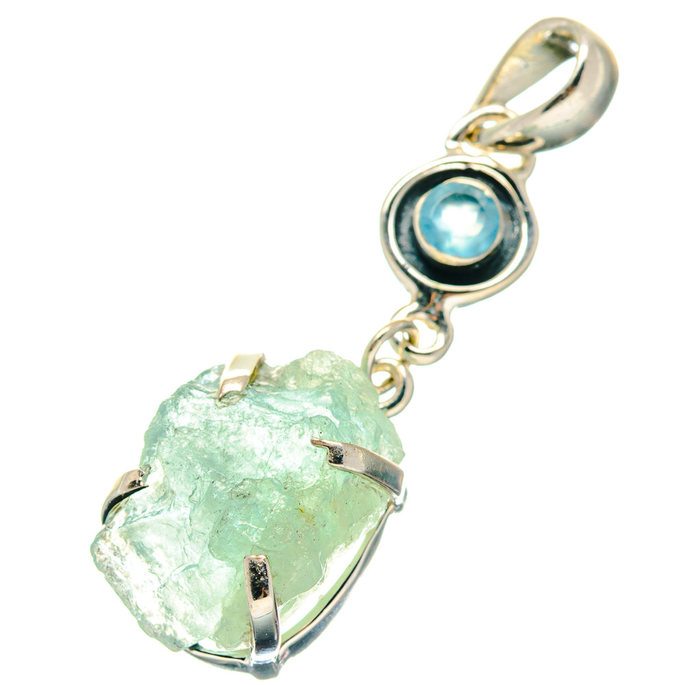 Aquamarine Pendants handcrafted by Anasilvercos - PD19028
