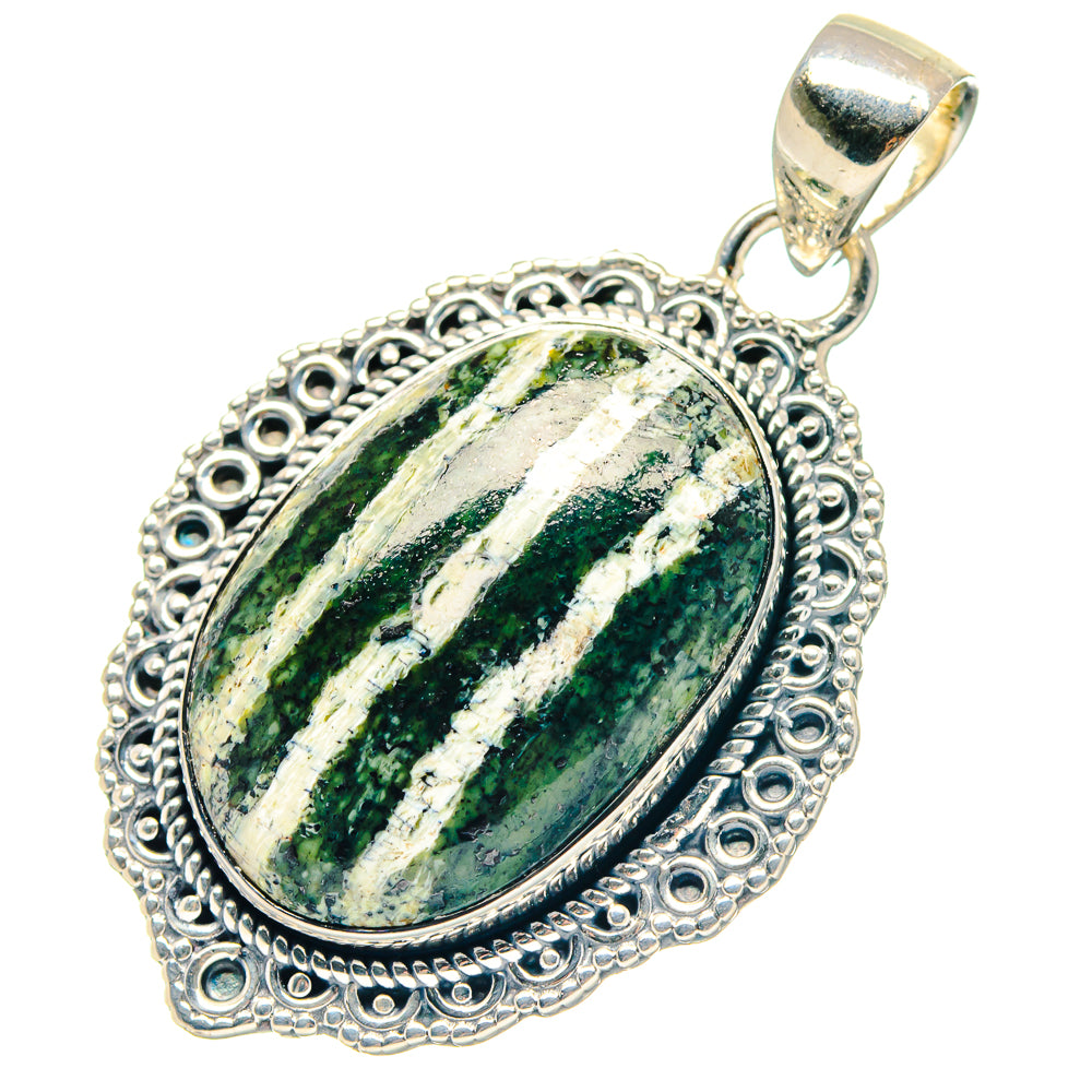 Lizard Jasper Pendants handcrafted by Anasilvercos - PD19037