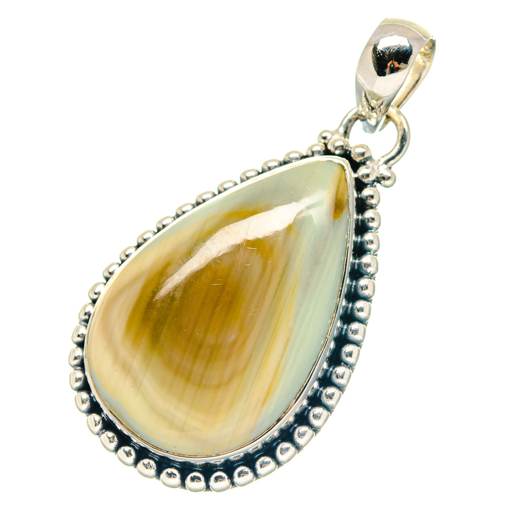 Willow Creek Jasper Pendants handcrafted by Anasilvercos - PD19048 - Photo 2